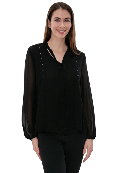 Picture of EMBELLISHED WOVEN TOP