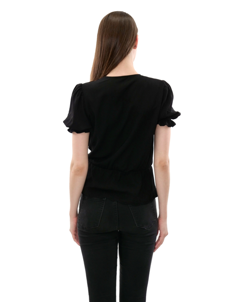 Picture of RUFFLE TRIM KNIT TEE