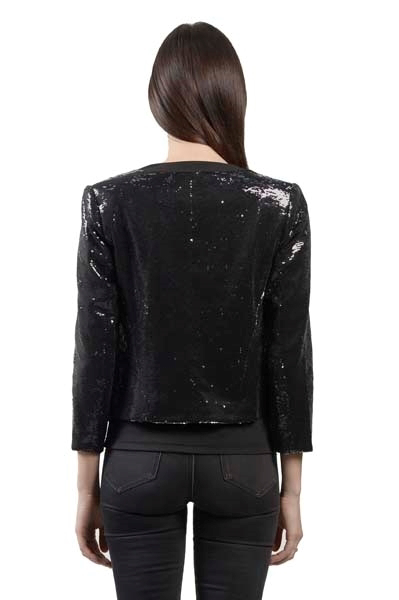 Picture of ALLOVER SEQUIN TUXEDOJACKET