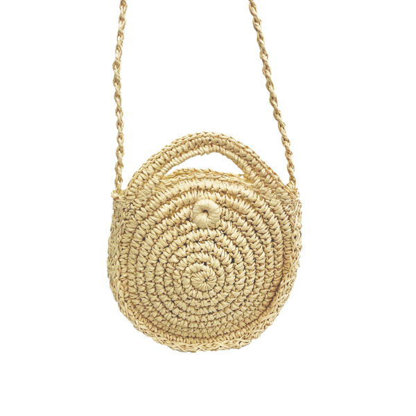 Picture of ANNA CAI ROUND STRAW CROSSBODY BAG