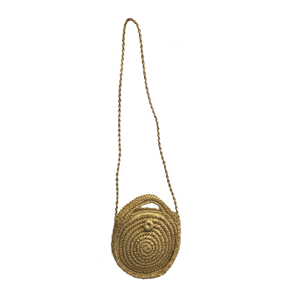 Picture of ANNA CAI ROUND STRAW CROSSBODY BAG