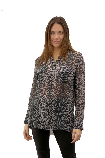 Picture of ANIMAL PRINT WOVEN TOP