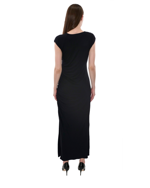 Picture of PRINTED RUCHED MAXI  DRESS