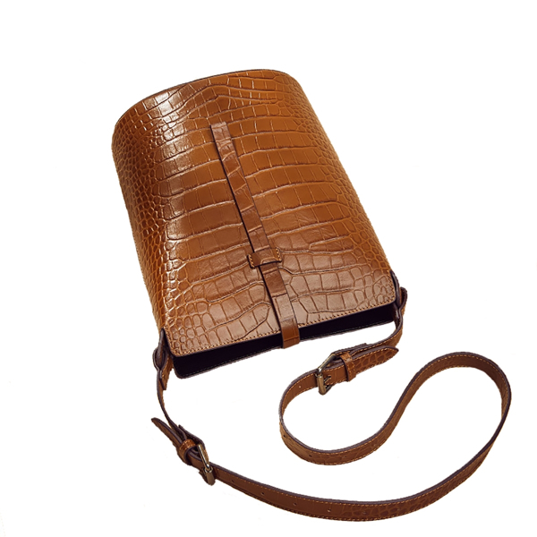 Picture of CROC-EMBOSSED GENUINE LEATHER TALL