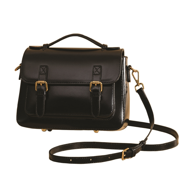 Picture of GENUINE LEATHER BUCKLE CROSSBODY BAG