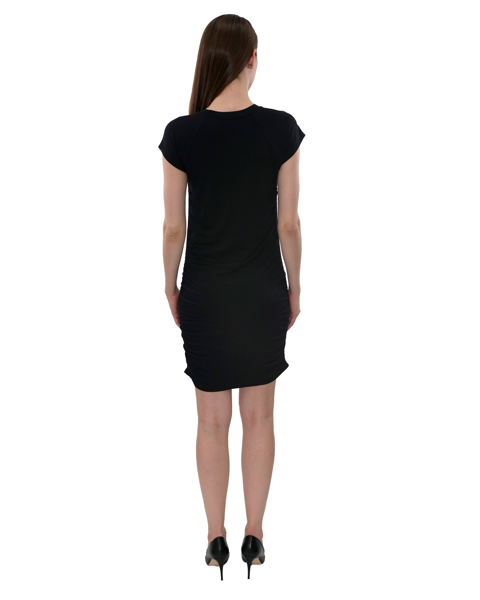 Picture of SIDE RUCHED KNIT DRESS