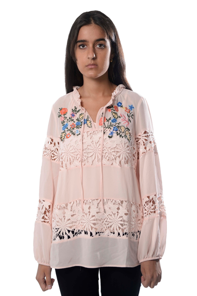 Picture of ARTISAN TOP WITH LACE & EMB