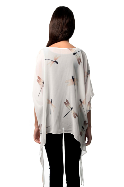 Picture of PRINTED PONCHO TOP